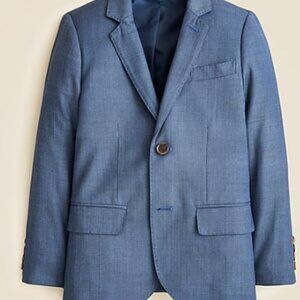 J.Crew Boys Slim Ludlow Suit Harbor Blue Size 10